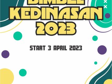 BIMBEL KEDINASAN 2023 START 3 APRIL 2023
